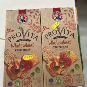 Bakers Provita Wholewheat Crispbread